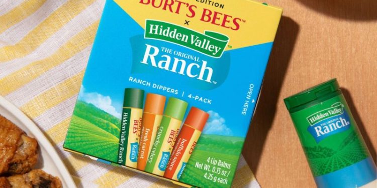 A Burt’s Bees, Hidden Valley Ranch lip balm collaboration has already sold out
