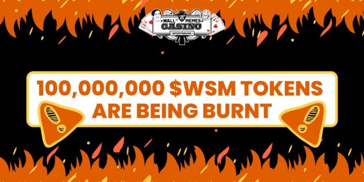 New Wall Street Memes Burn Mechanism Fires-Up – Don’t Miss As 5% of $WSM Supply Set For Inferno