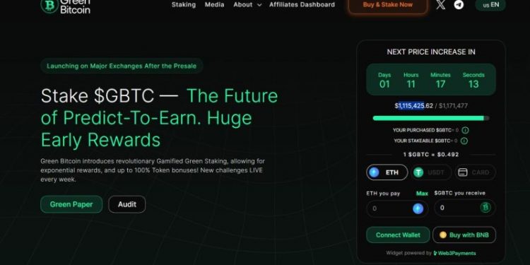 March Crypto Price Predictions: Bitcoin Can Pass $60K All Time High, Whilst Traders Pump Over $1 Million into Green Bitcoin Presale