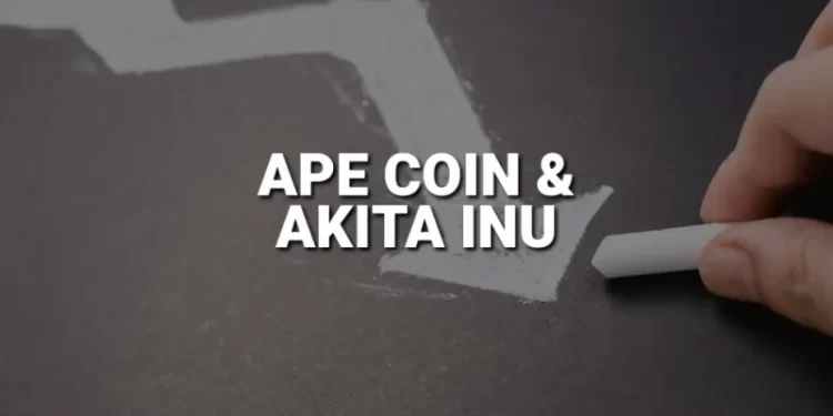 ApeCoin and Akita Inu: Akita Inu falls to 0.0000001225