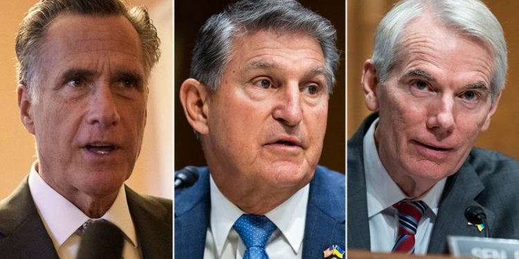 Joe Manchin suggests Mitt Romney, Rob Portman as potential running mates as he flirts with third-party ticket