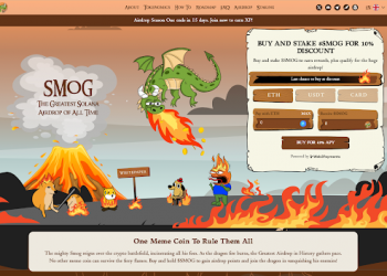 Biggest Solana Airdrop Token Announces Season 1 End Date – Smog SOL Token Giving Away $1m, Price Pumps 28%
