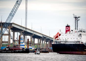 New deep-water channel allows first ship to pass Key Bridge wreckage in Baltimore