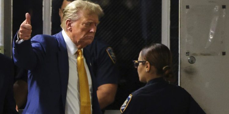 Trump defense suggests he was shakedown target, not hush money schemer