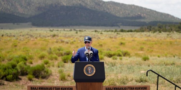 Biden looks to project presidential power as campaign heats up