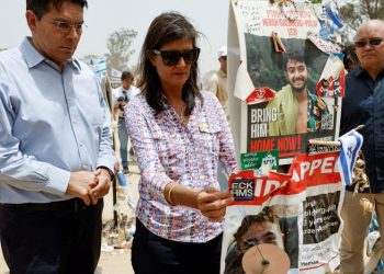 Nikki Haley criticized for writing ‘Finish Them!’ on artillery shell in Israel