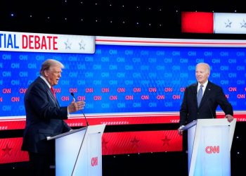 Biden stumbles in fiery debate as Trump spreads falsehoods