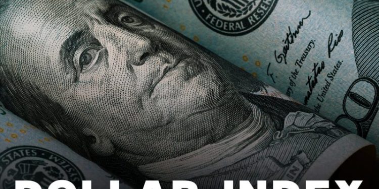 The dollar index remains positive at the end of the week