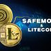 SafeMoon and Litecoin. Litecoin drops below $70.00 again