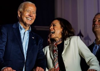 Kamala Harris praises Biden’s ‘unmatched’ legacy in first remarks since announcing 2024 bid