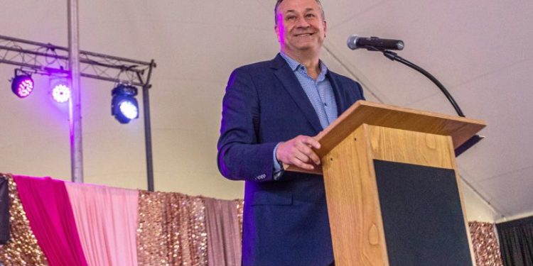 Second gentleman Doug Emhoff hits the campaign trail