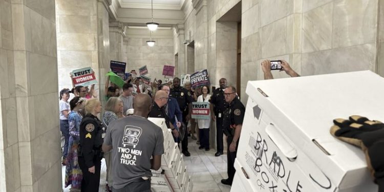 Arkansas official rejects bid to put abortion rights measure on ballot
