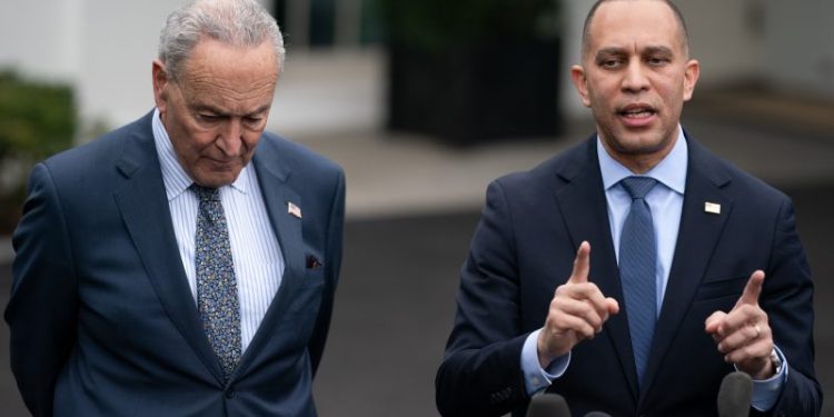 Jeffries, Schumer privately warned Biden he could imperil Democrats