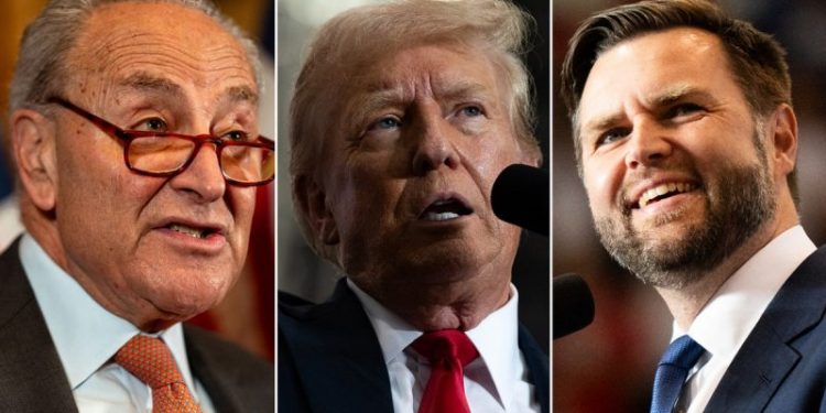 Schumer calls on Trump to pick new running mate, claims Vance is ‘best thing he’s ever done for Democrats’