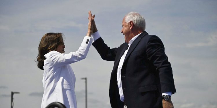 Harris and Walz rally in the Midwest, seeking a boost in critical states