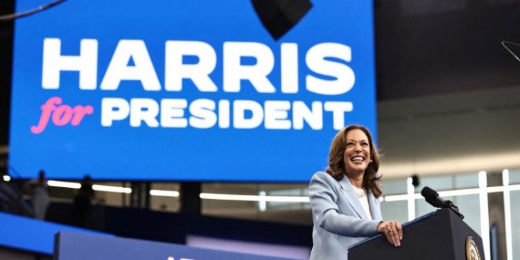 Harris to barnstorm through Georgia in effort to put state back in play