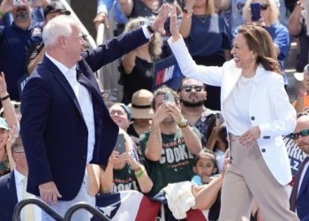 Harris and Walz trade fire with Trump and Vance at dueling events in battleground states fight