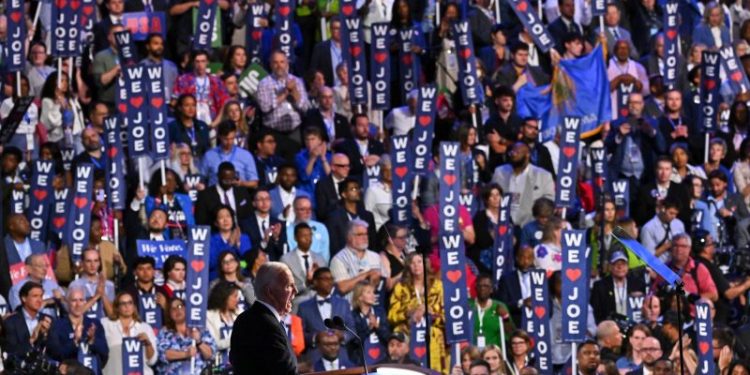 At long last, President Joe Biden passes the torch with convention speech