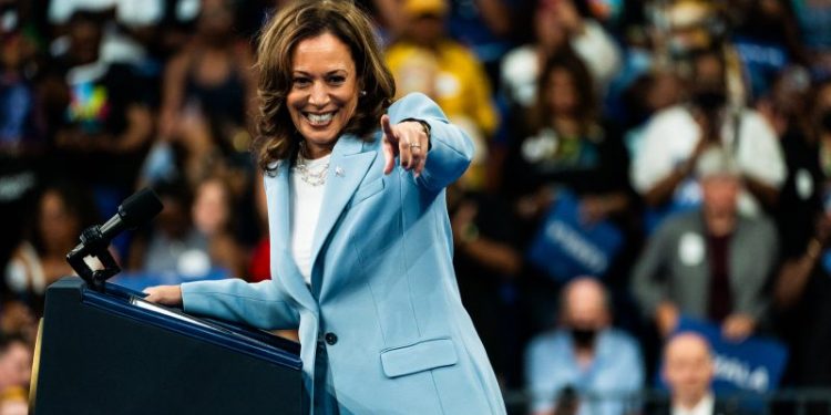 Harris faces a pivotal moment as Trump questions her identity