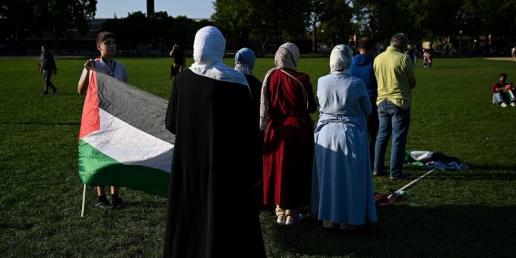 How protests outside the DNC defied expectations, staying mostly calm