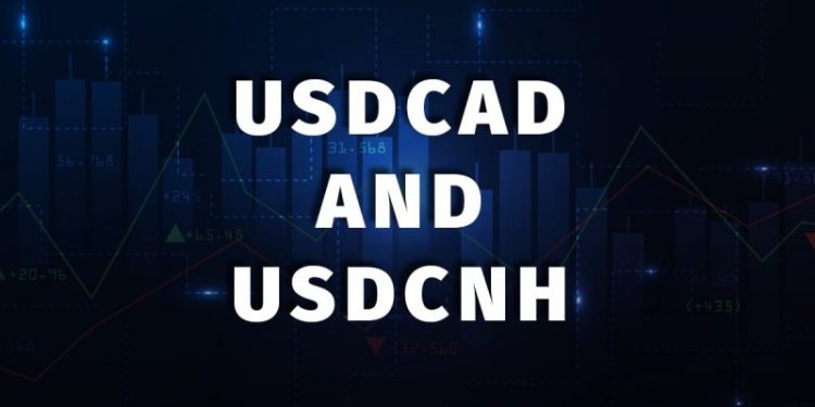 USDCAD and USDCNH: USDCAD is moving sideways for now