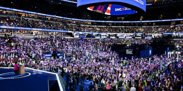 Biden passes the torch to Harris on first night of DNC
