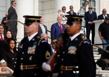 Trump claims ‘no conflict’ in Arlington Cemetery visit despite reports of altercation