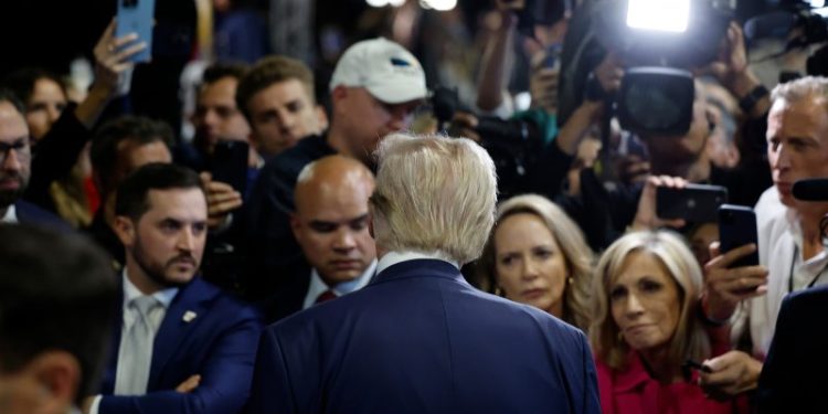 Trump cites Democrats’ dangerous rhetoric, but uses it more than they do