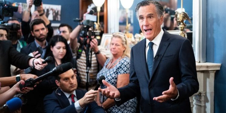 Trump foe Mitt Romney resists endorsing Harris