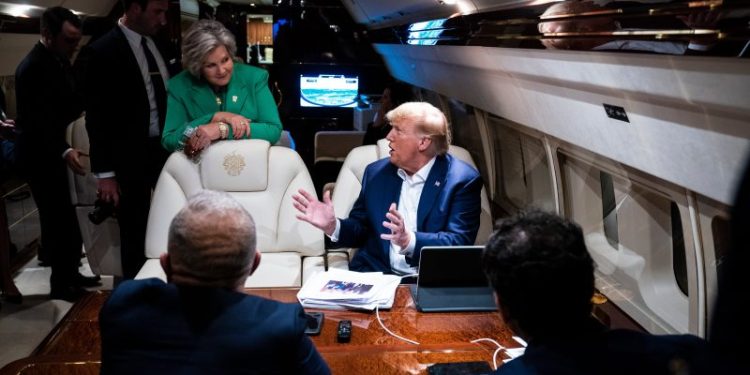 Eight years ago, Trump vowed to ‘drain the swamp.’ Now he swims in it.