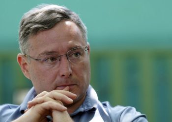 He helped impeach Trump. On the campaign trail, he won’t bring it up.