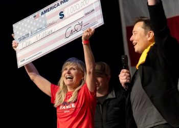 DOJ warns Elon Musk’s America PAC that $1 million giveaway may break the law