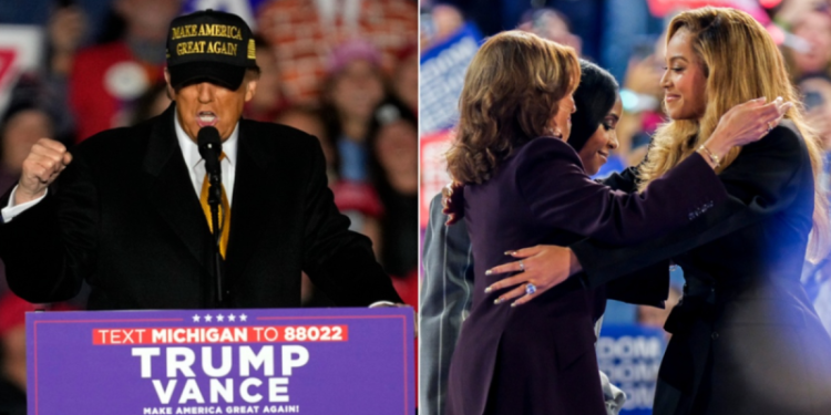 Trump blasts Harris at Michigan rally for ‘partying’ while a ‘war’ is ‘going on’: ‘Nobody’s in charge’