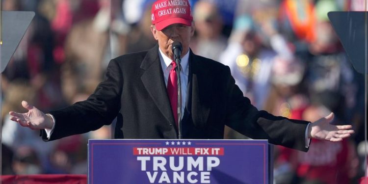 Trump campaign clarifies after candidate jokes about shooting ‘through the fake news’ in Pennsylvania