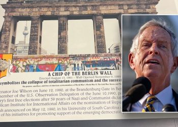 Joe Wilson gifts ‘chip of the Berlin Wall’ to GOP lawmakers in bid for top committee spot