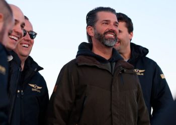 Donald Trump Jr arrives in Greenland as his father says Denmark ‘give it up’