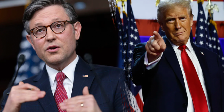 GOP rebels switch vote to Johnson after Trump’s 11th hour calls, pushing him over the finish line